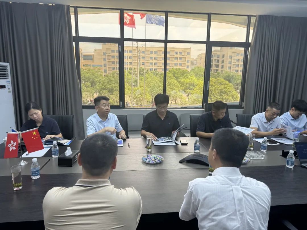 歡迎懷化沅辰水務(wù)范總一行蒞臨我司參觀指導(dǎo)！